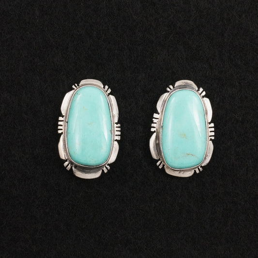 Thomas Francisco Turquoise & Sterling Silver Earrings