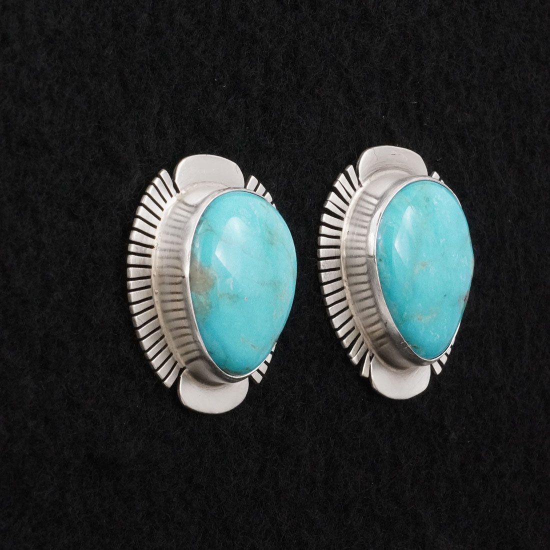 Thomas Francisco Turquoise & Sterling Silver Earrings