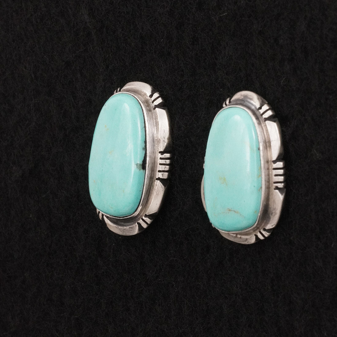 Thomas Francisco Turquoise & Sterling Silver Earrings