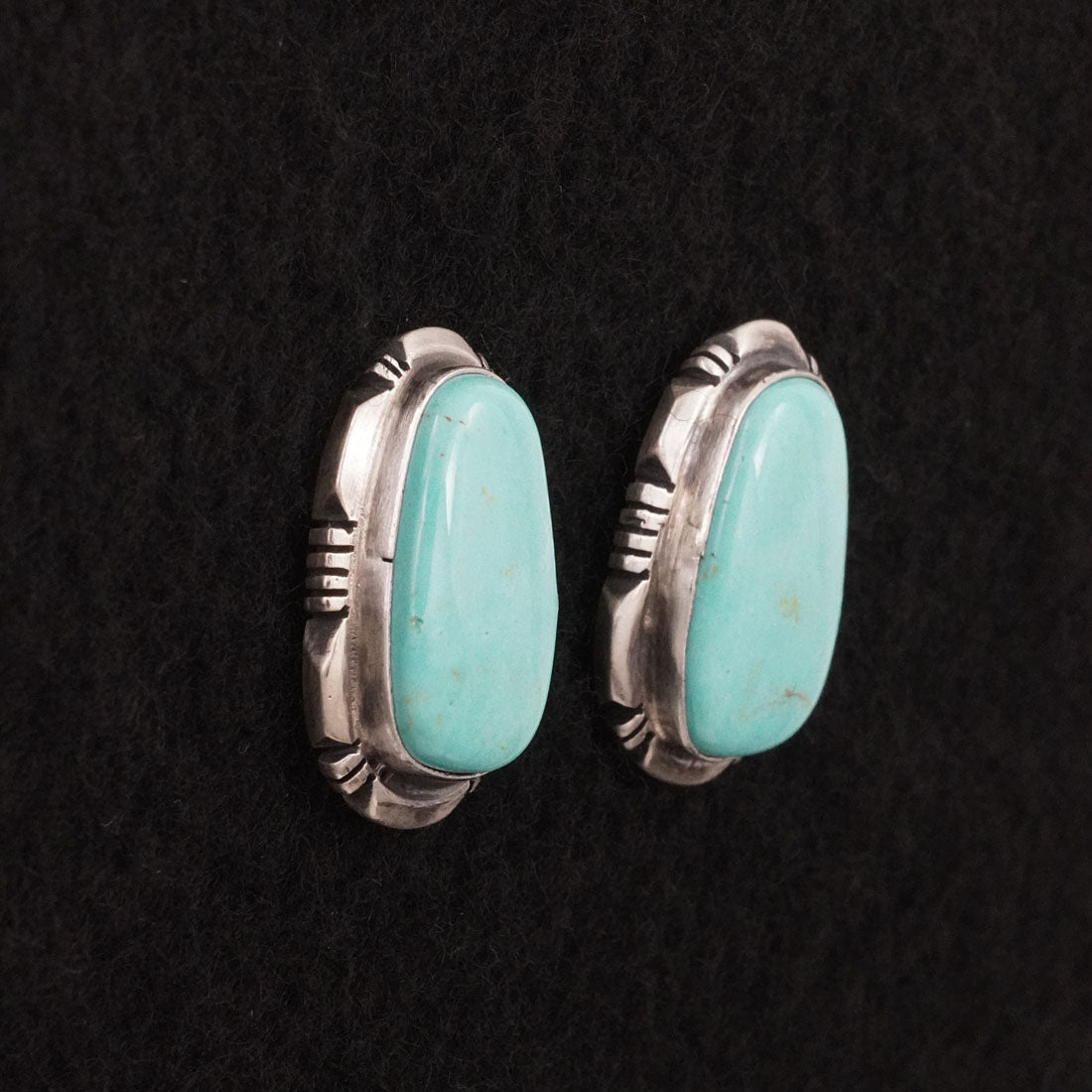 Thomas Francisco Turquoise & Sterling Silver Earrings