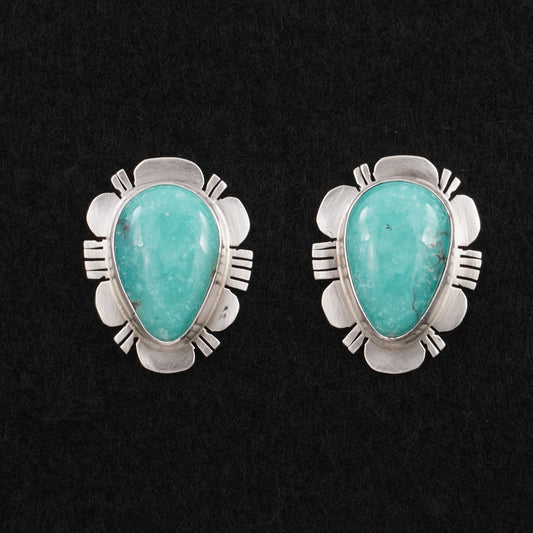 Thomas Francisco Turquoise & Sterling Silver Earrings