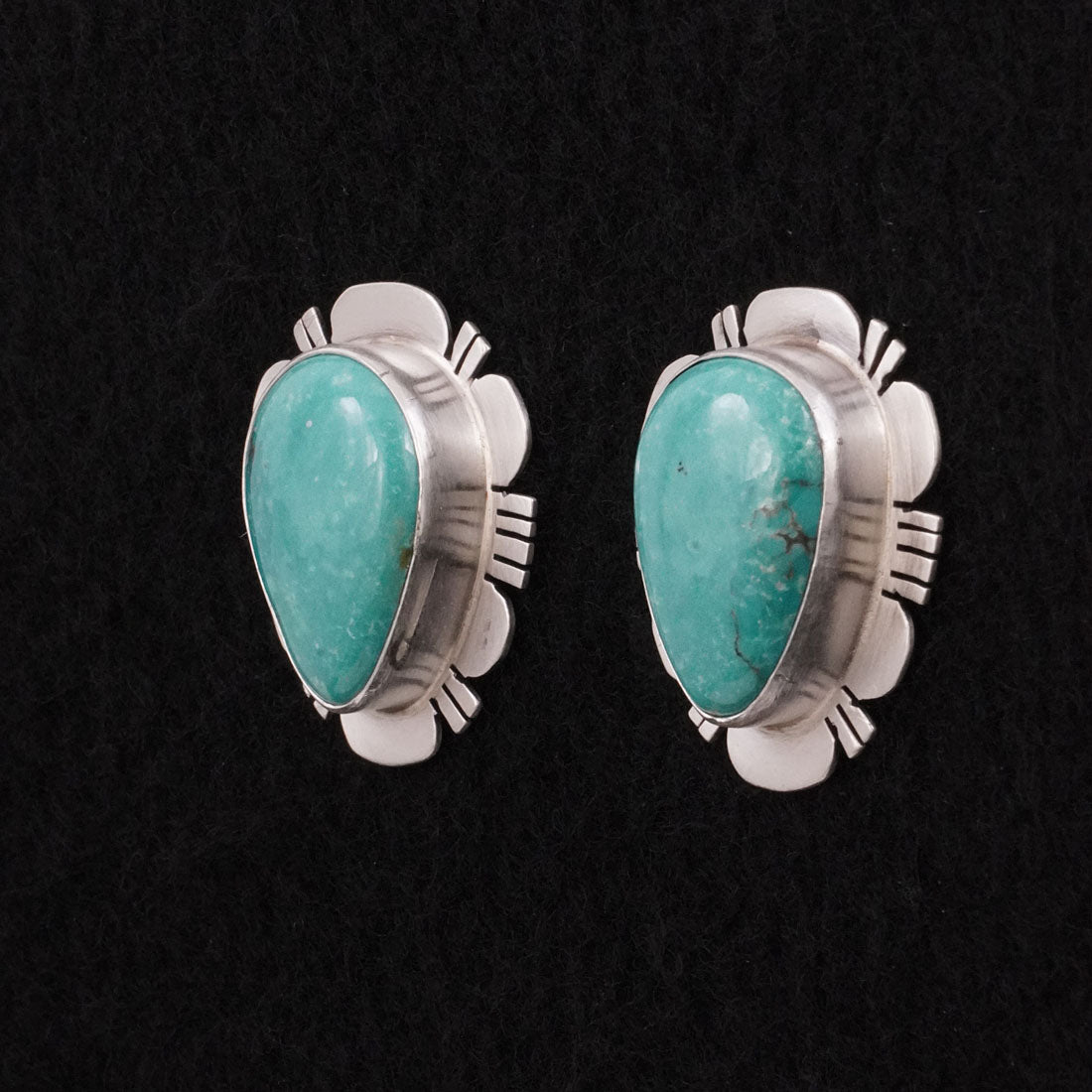 Thomas Francisco Turquoise & Sterling Silver Earrings