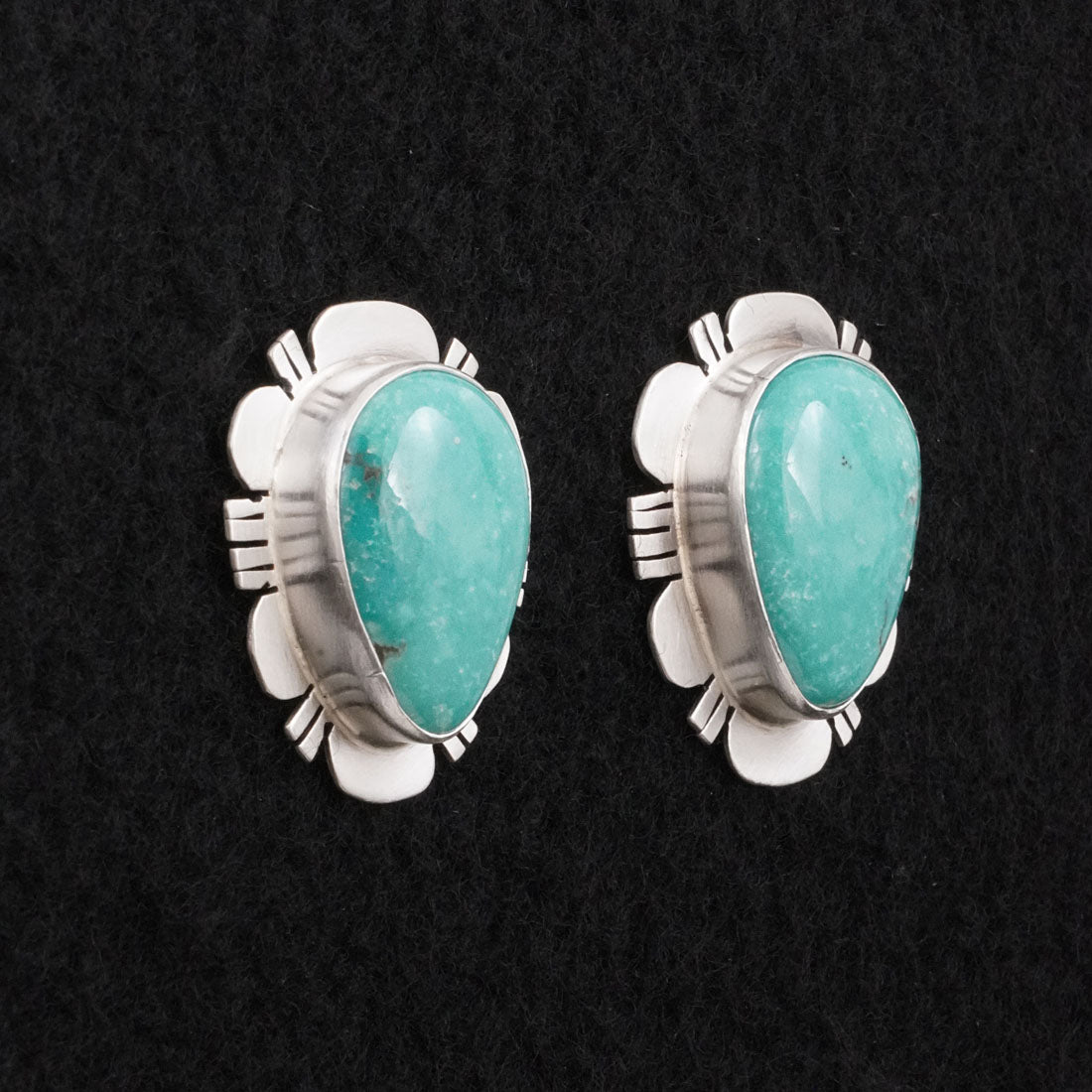 Thomas Francisco Turquoise & Sterling Silver Earrings