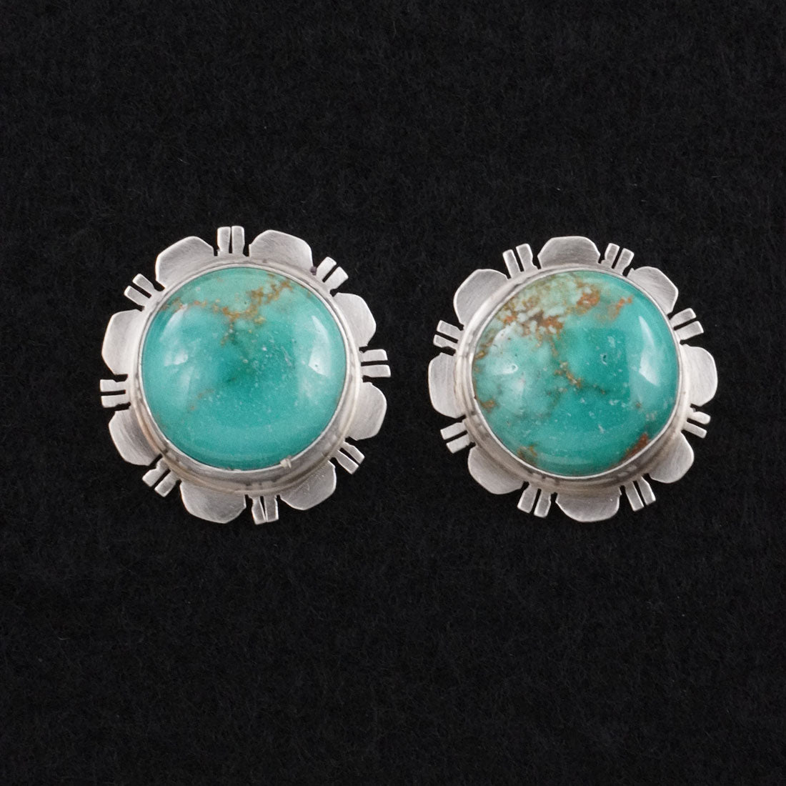 Thomas Francisco Turquoise & Sterling Silver Earrings