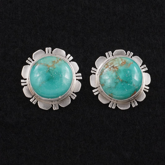 Thomas Francisco Turquoise & Sterling Silver Earrings