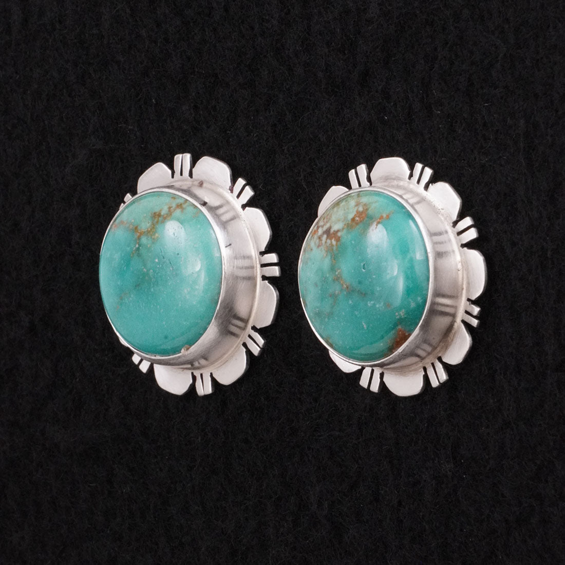 Thomas Francisco Turquoise & Sterling Silver Earrings