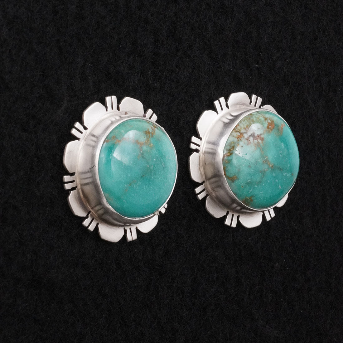 Thomas Francisco Turquoise & Sterling Silver Earrings