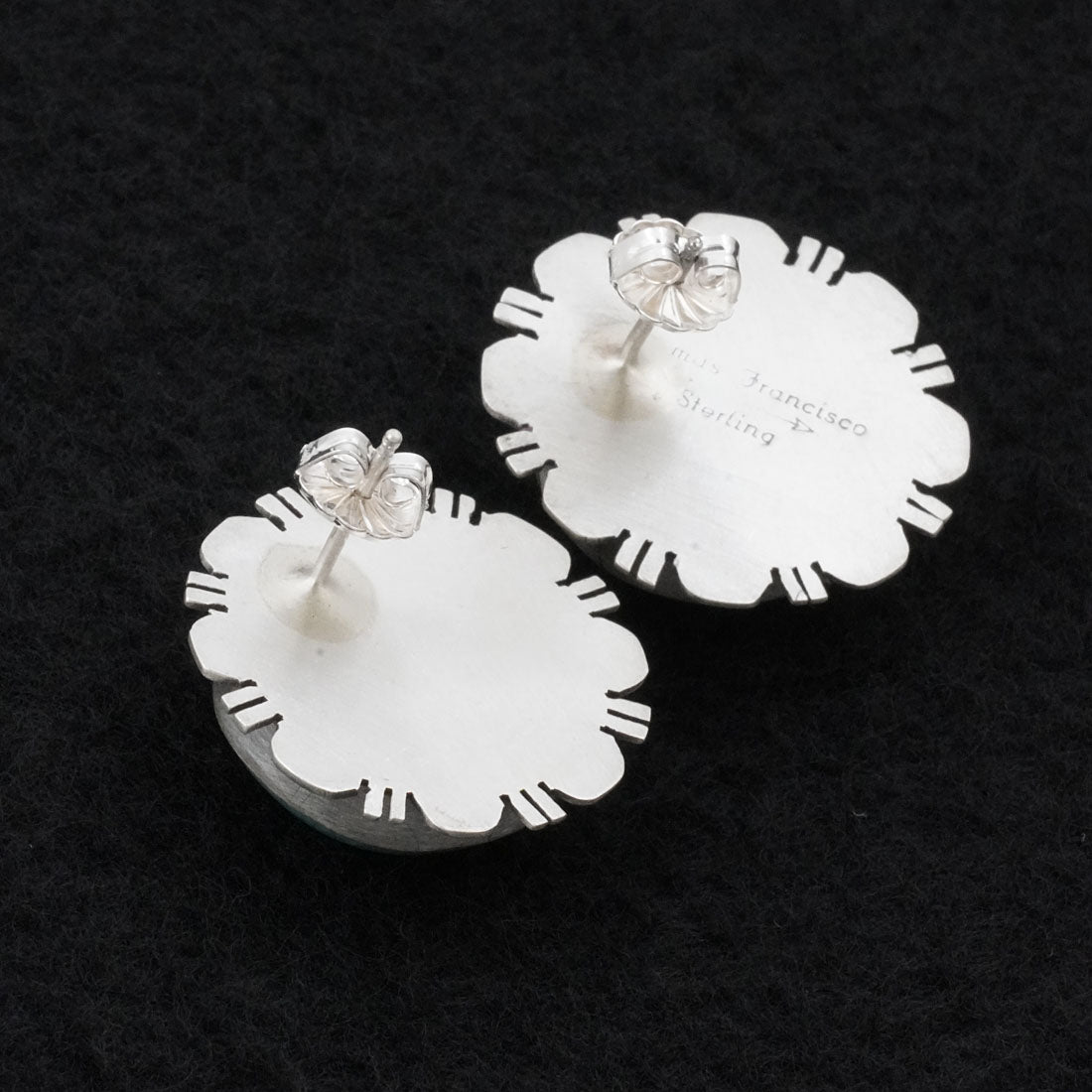 Thomas Francisco Turquoise & Sterling Silver Earrings