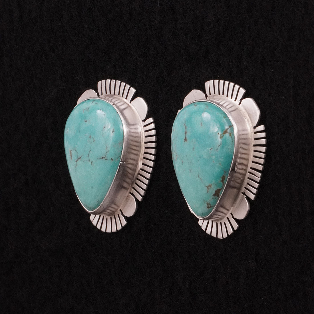 Thomas Francisco Turquoise & Sterling Silver Earrings