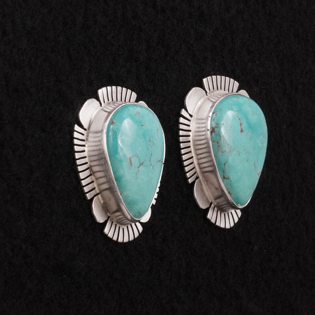 Thomas Francisco Turquoise & Sterling Silver Earrings
