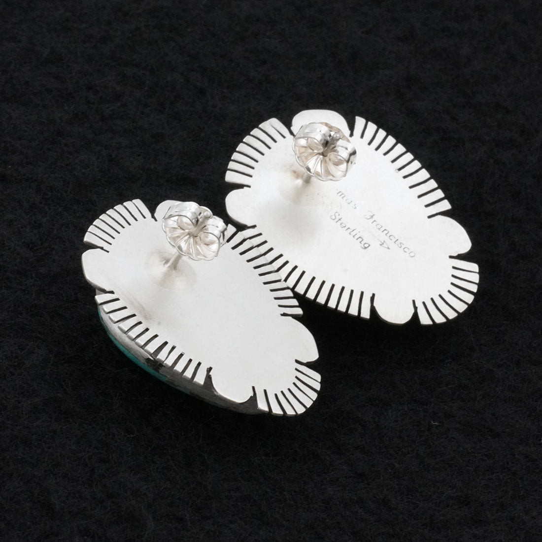 Thomas Francisco Turquoise & Sterling Silver Earrings