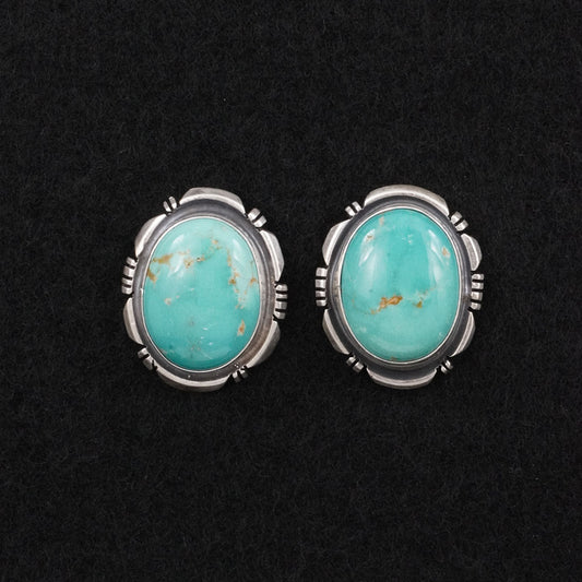Thomas Francisco Turquoise & Sterling Silver Earrings