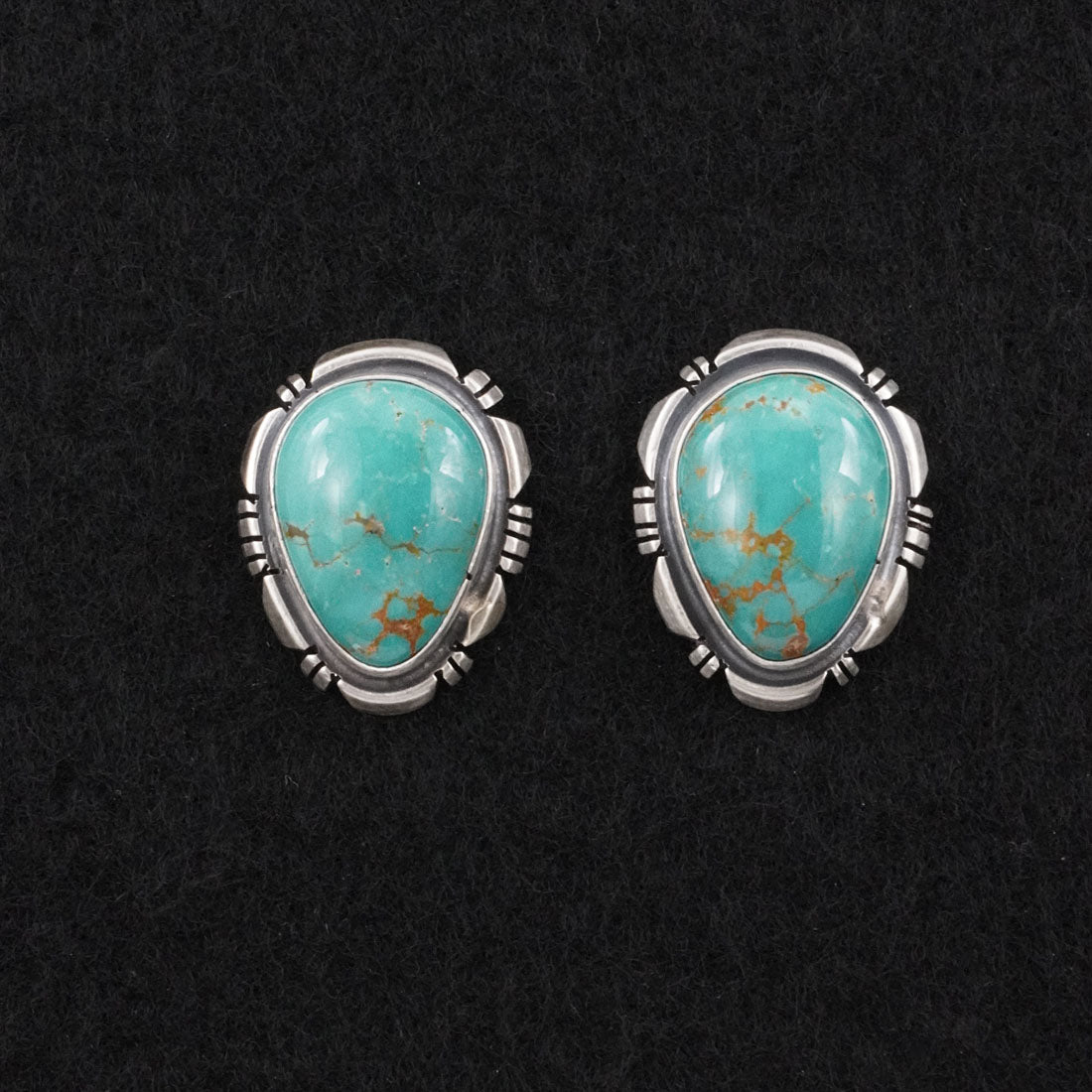 Thomas Francisco Turquoise & Sterling Silver Earrings
