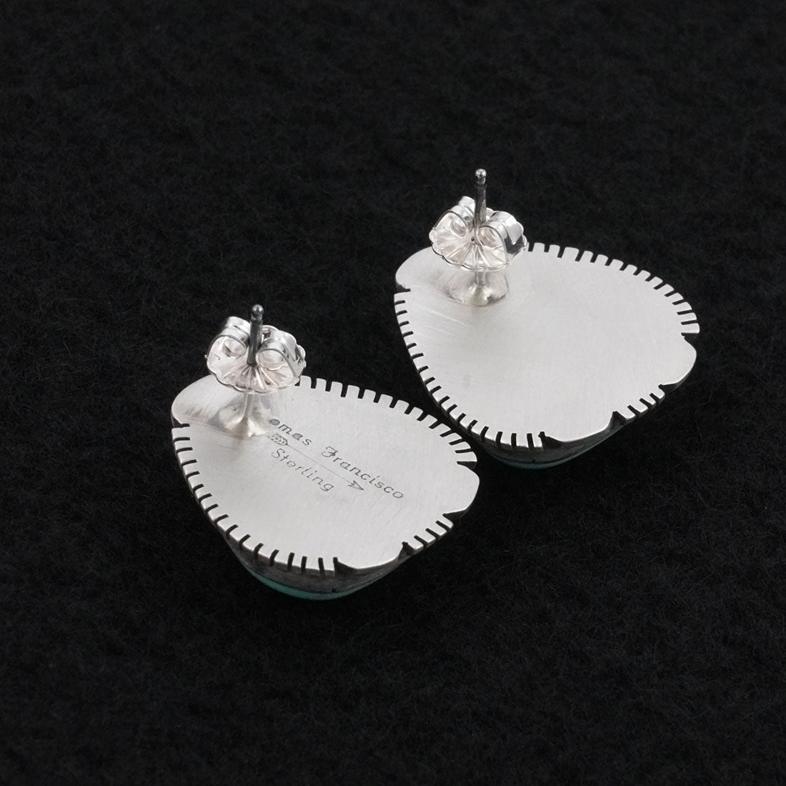 Thomas Francisco Turquoise & Sterling Silver Earrings