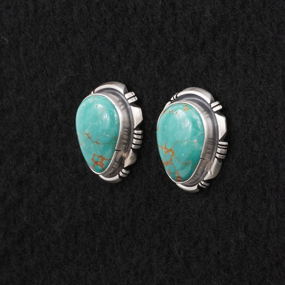 Thomas Francisco Turquoise & Sterling Silver Earrings