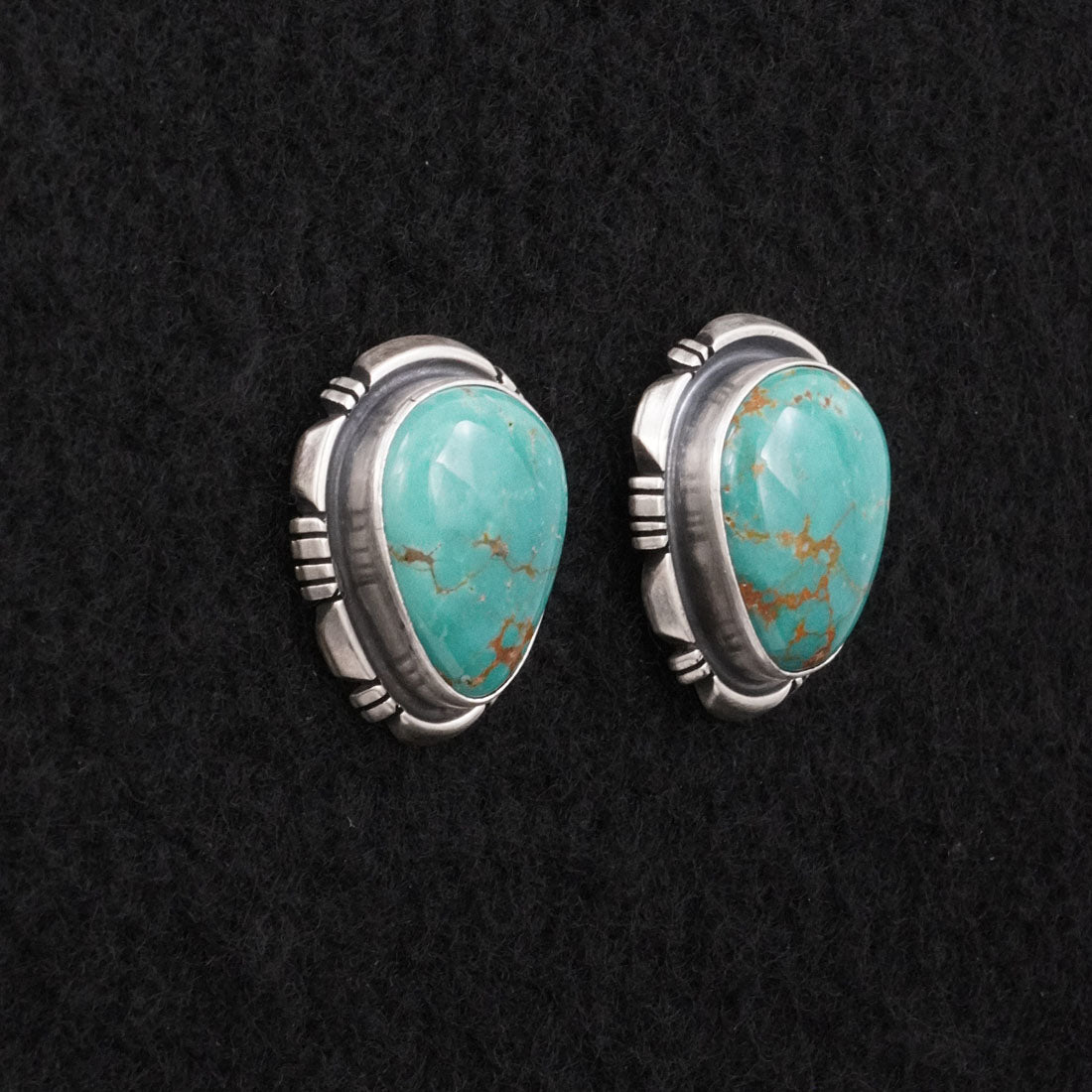 Thomas Francisco Turquoise & Sterling Silver Earrings
