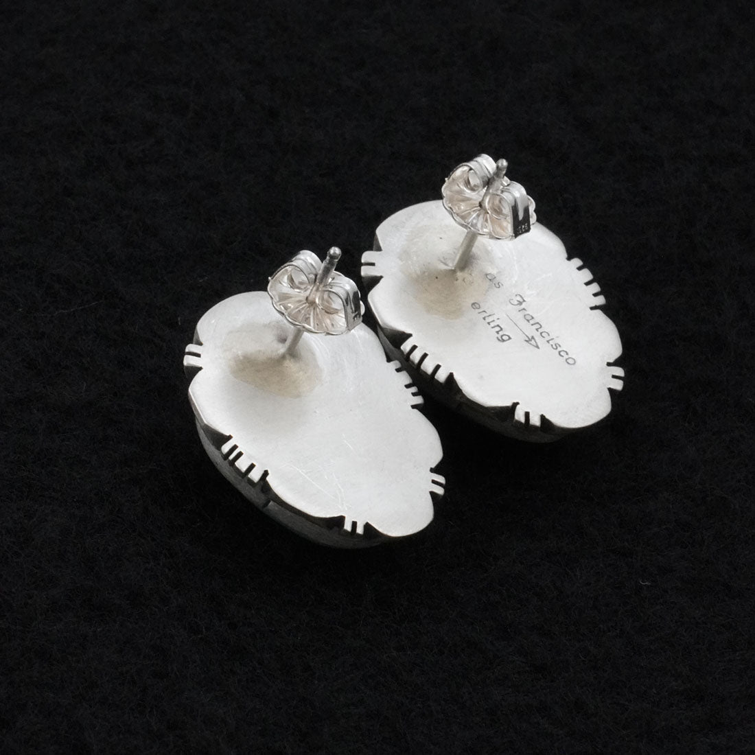 Thomas Francisco Turquoise & Sterling Silver Earrings