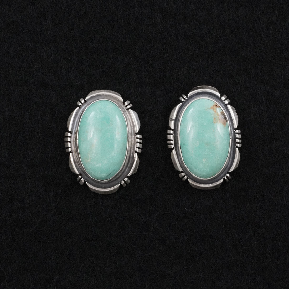 Thomas Francisco Turquoise & Sterling Silver Earrings