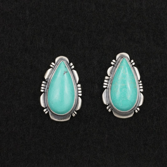 Thomas Francisco Turquoise & Sterling Silver Earrings