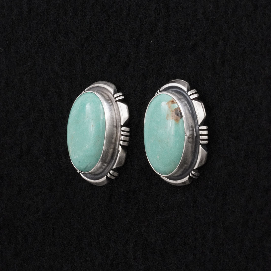 Thomas Francisco Turquoise & Sterling Silver Earrings
