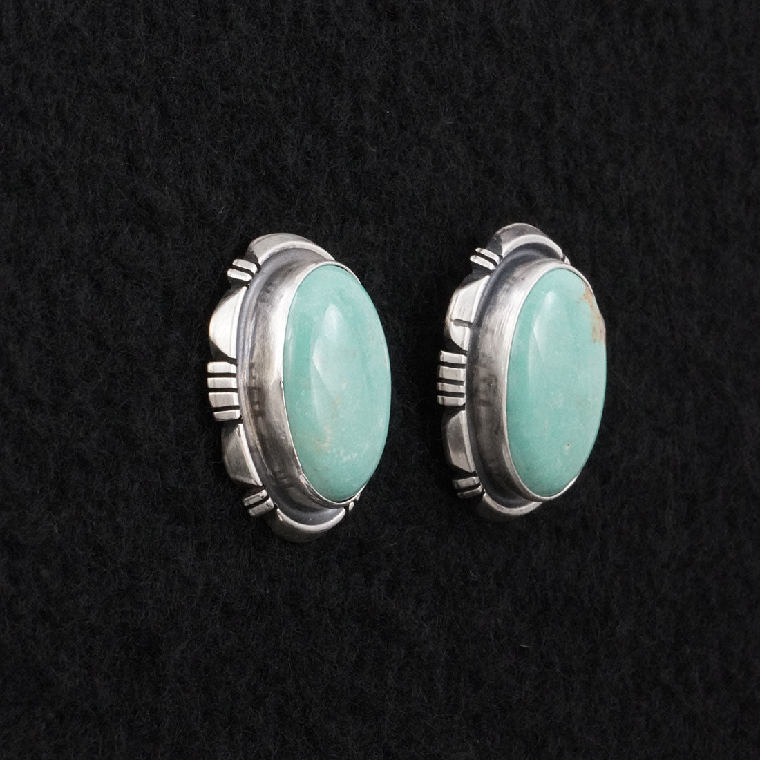 Thomas Francisco Turquoise & Sterling Silver Earrings