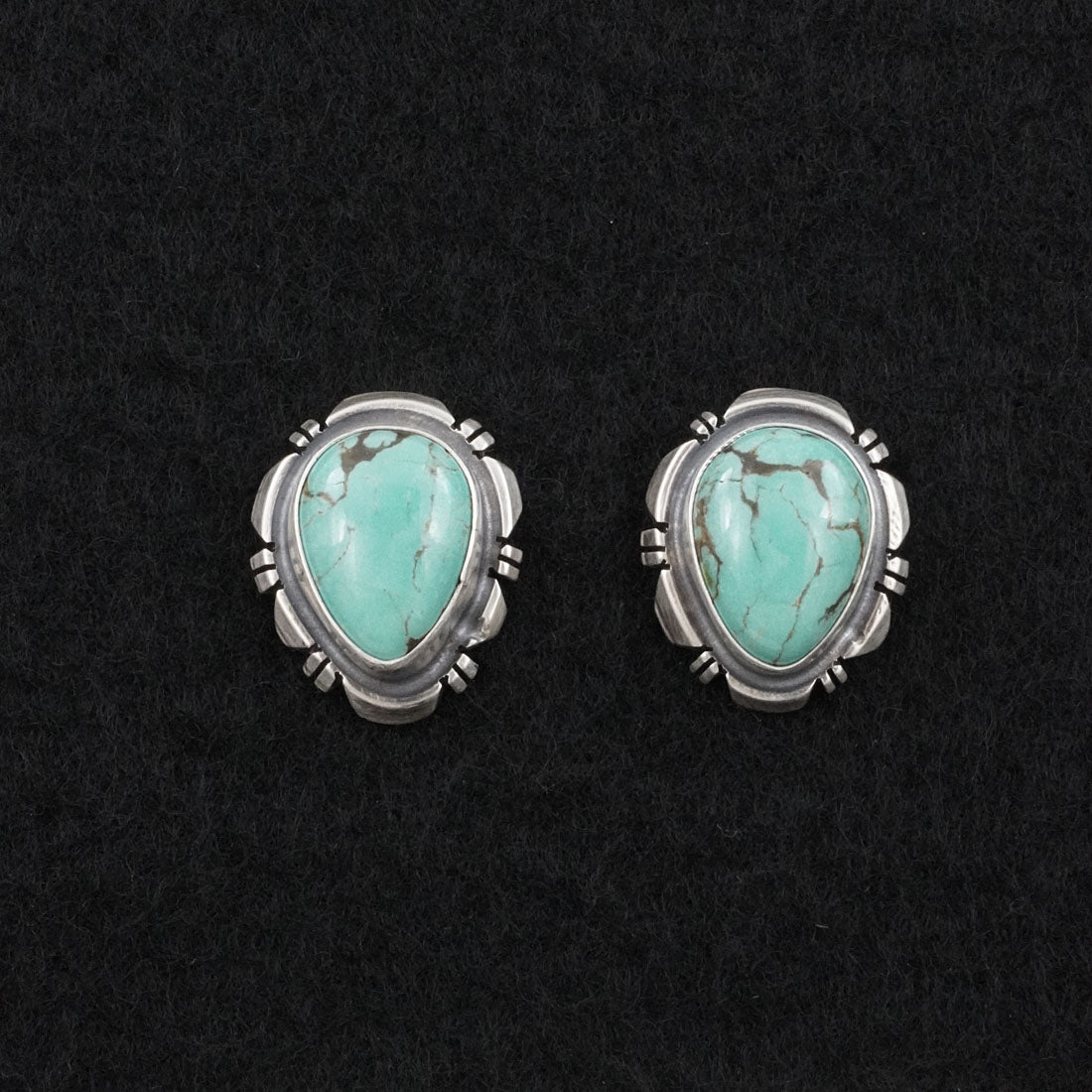 Thomas Francisco Turquoise & Sterling Silver Earrings