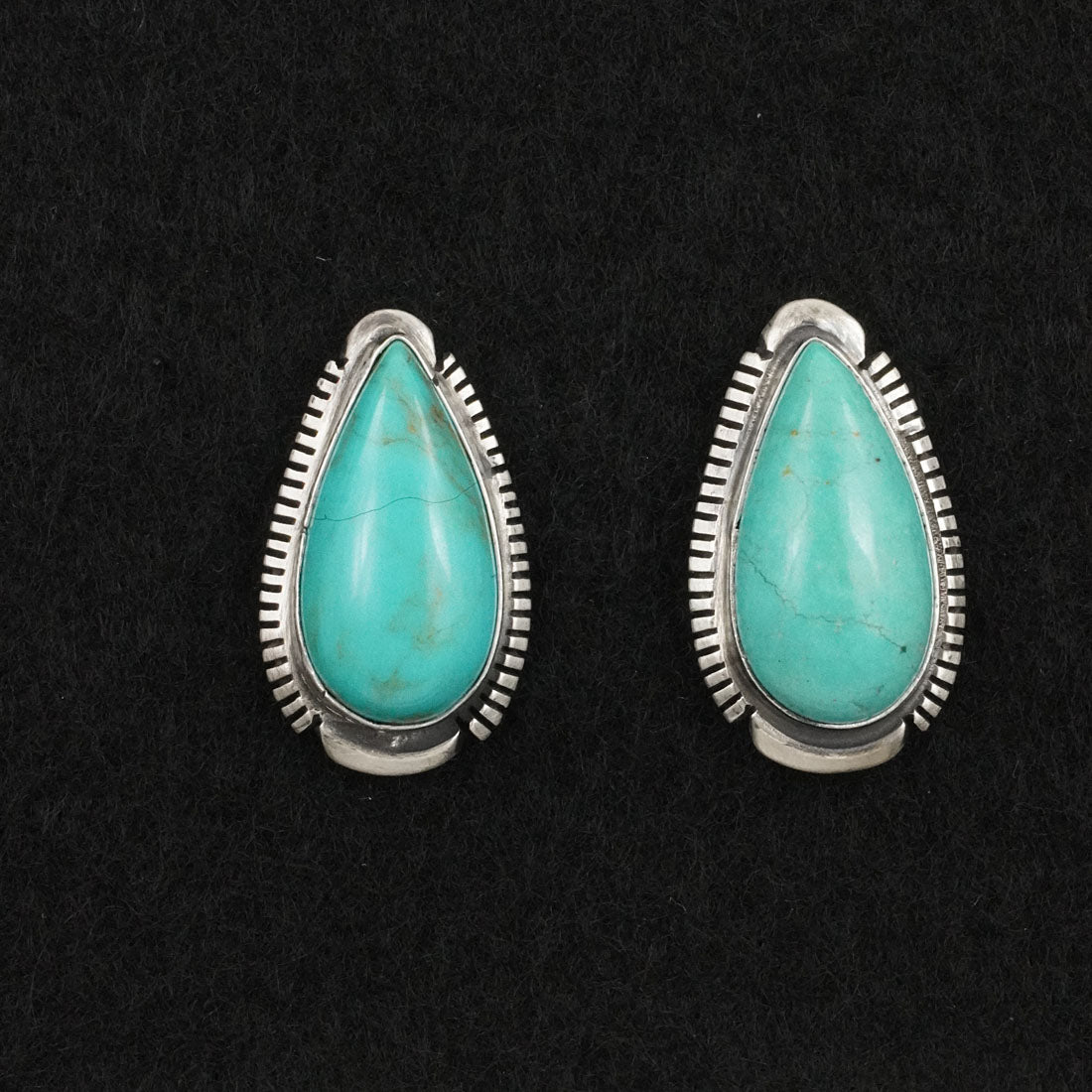Thomas Francisco Turquoise & Sterling Silver Earrings