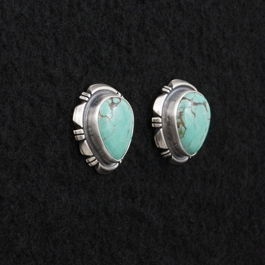 Thomas Francisco Turquoise & Sterling Silver Earrings
