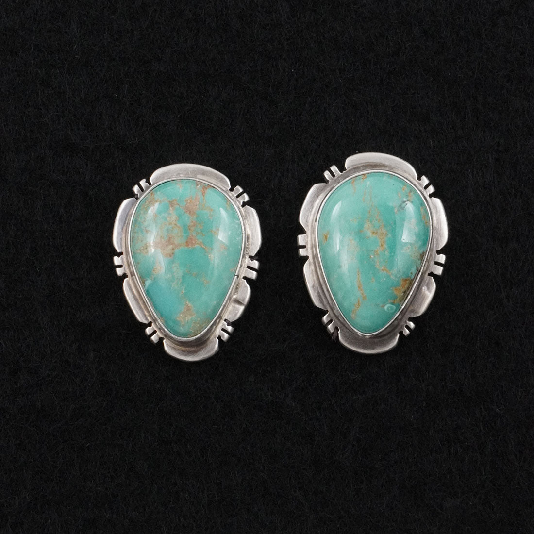 Thomas Francisco Turquoise & Sterling Silver Earrings
