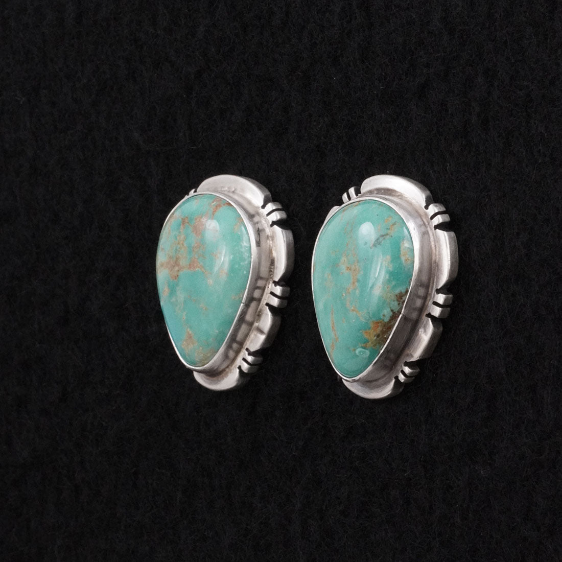 Thomas Francisco Turquoise & Sterling Silver Earrings