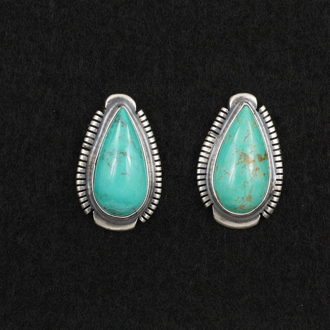 Thomas Francisco Turquoise & Sterling Silver Earrings