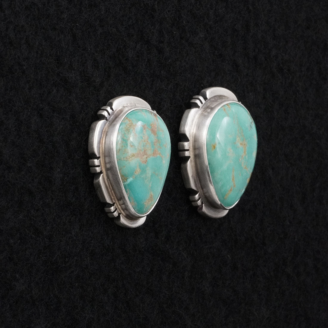 Thomas Francisco Turquoise & Sterling Silver Earrings