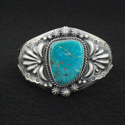 Raymond Delgarito Turquoise & Sterling Silver Bracelet
