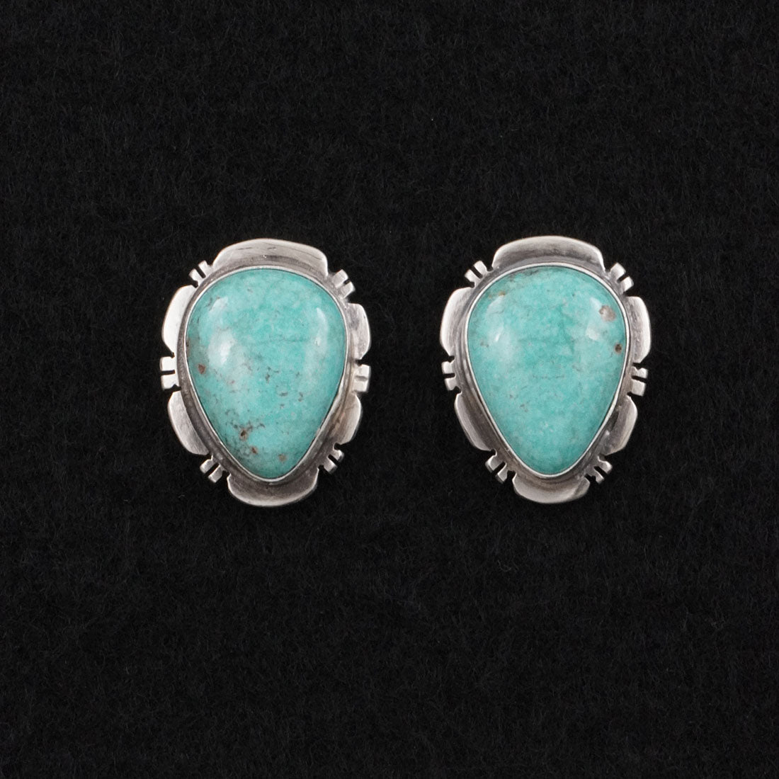 Thomas Francisco Turquoise & Sterling Silver Earrings