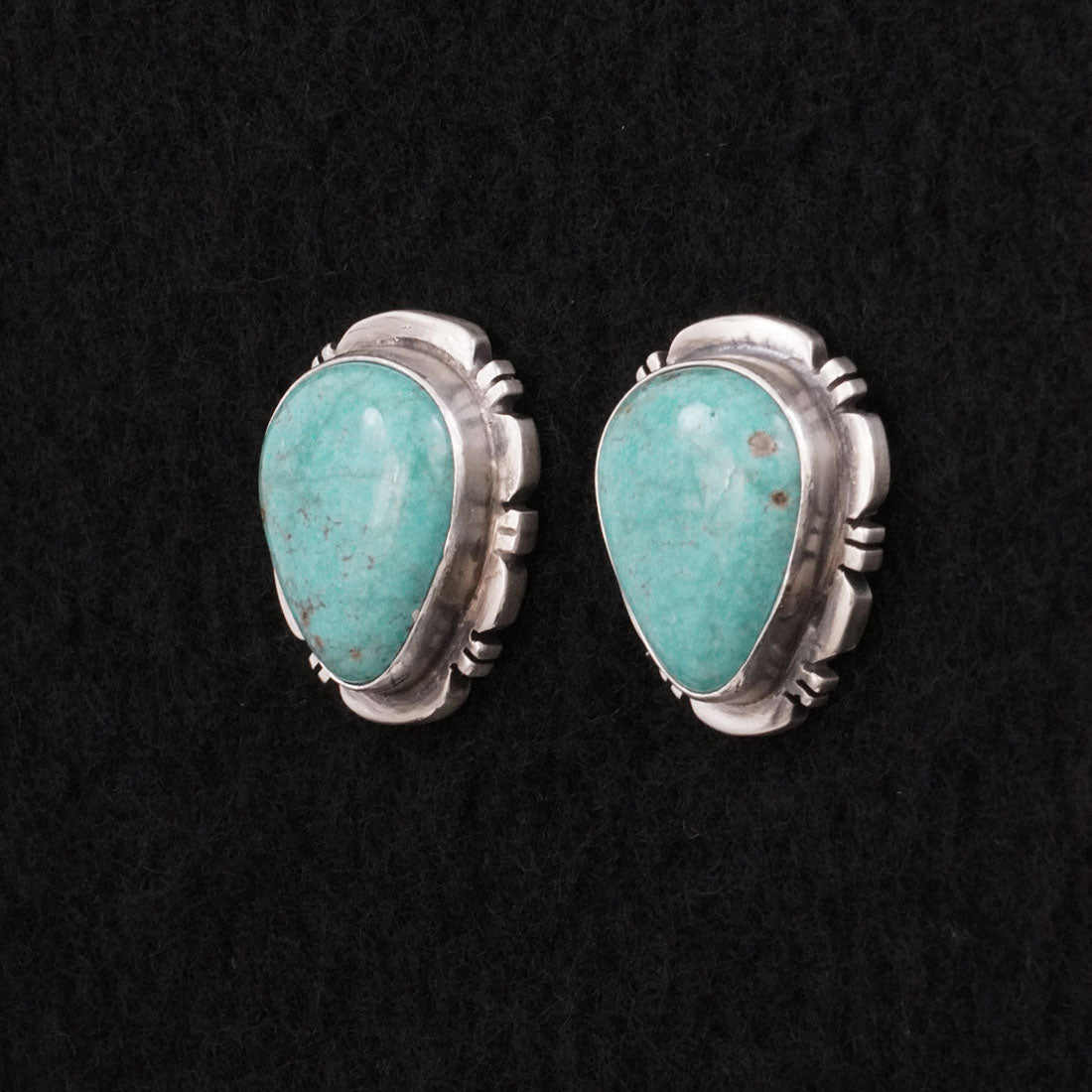 Thomas Francisco Turquoise & Sterling Silver Earrings