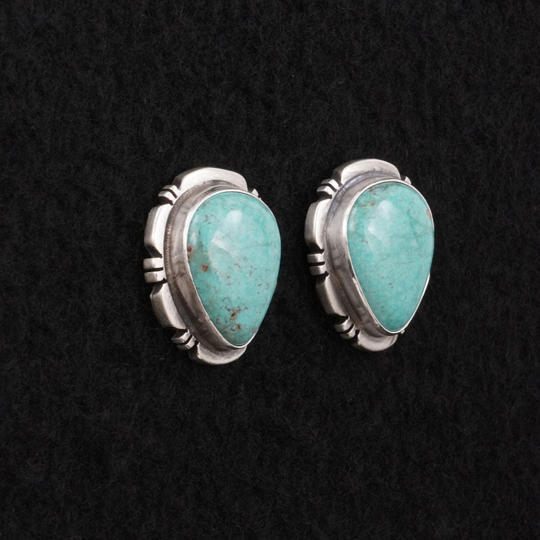 Thomas Francisco Turquoise & Sterling Silver Earrings
