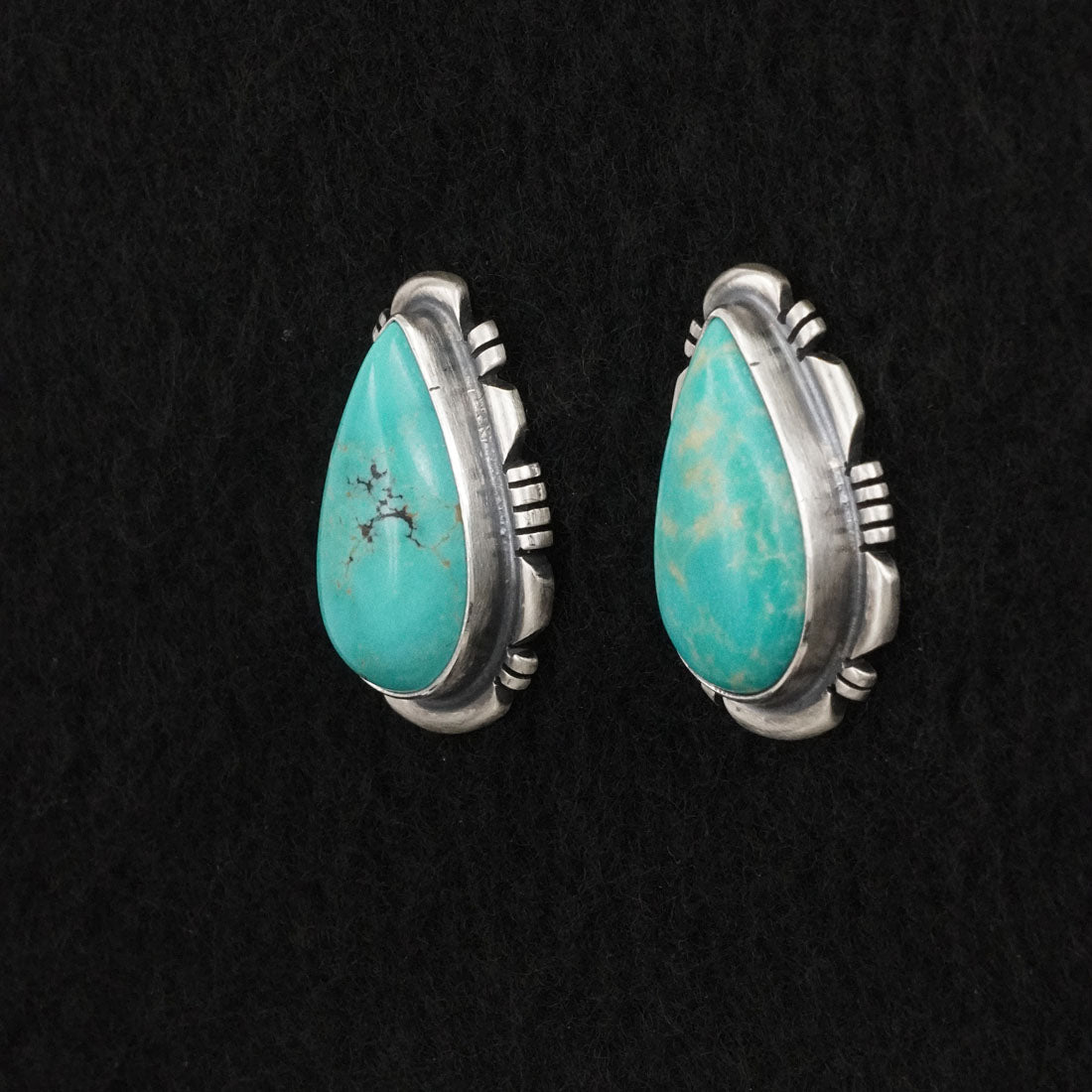Thomas Francisco Turquoise & Sterling Silver Earrings