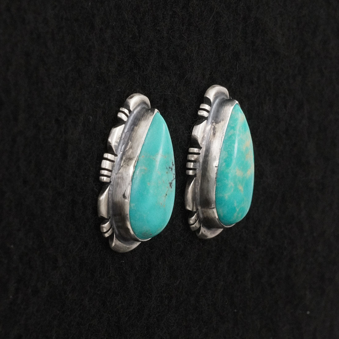 Thomas Francisco Turquoise & Sterling Silver Earrings