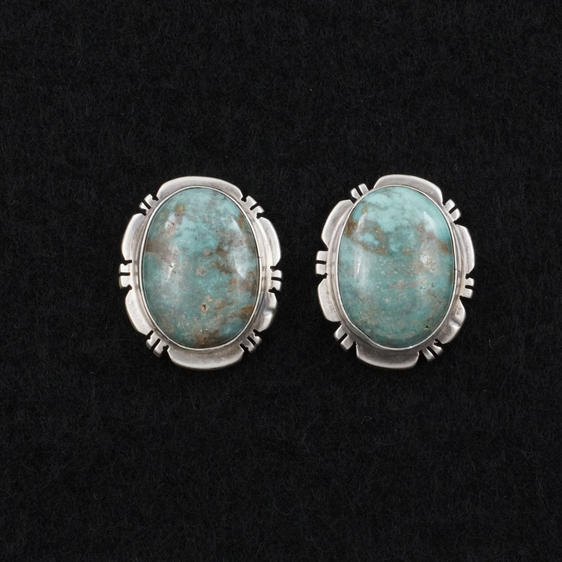 Thomas Francisco Turquoise & Sterling Silver Earrings