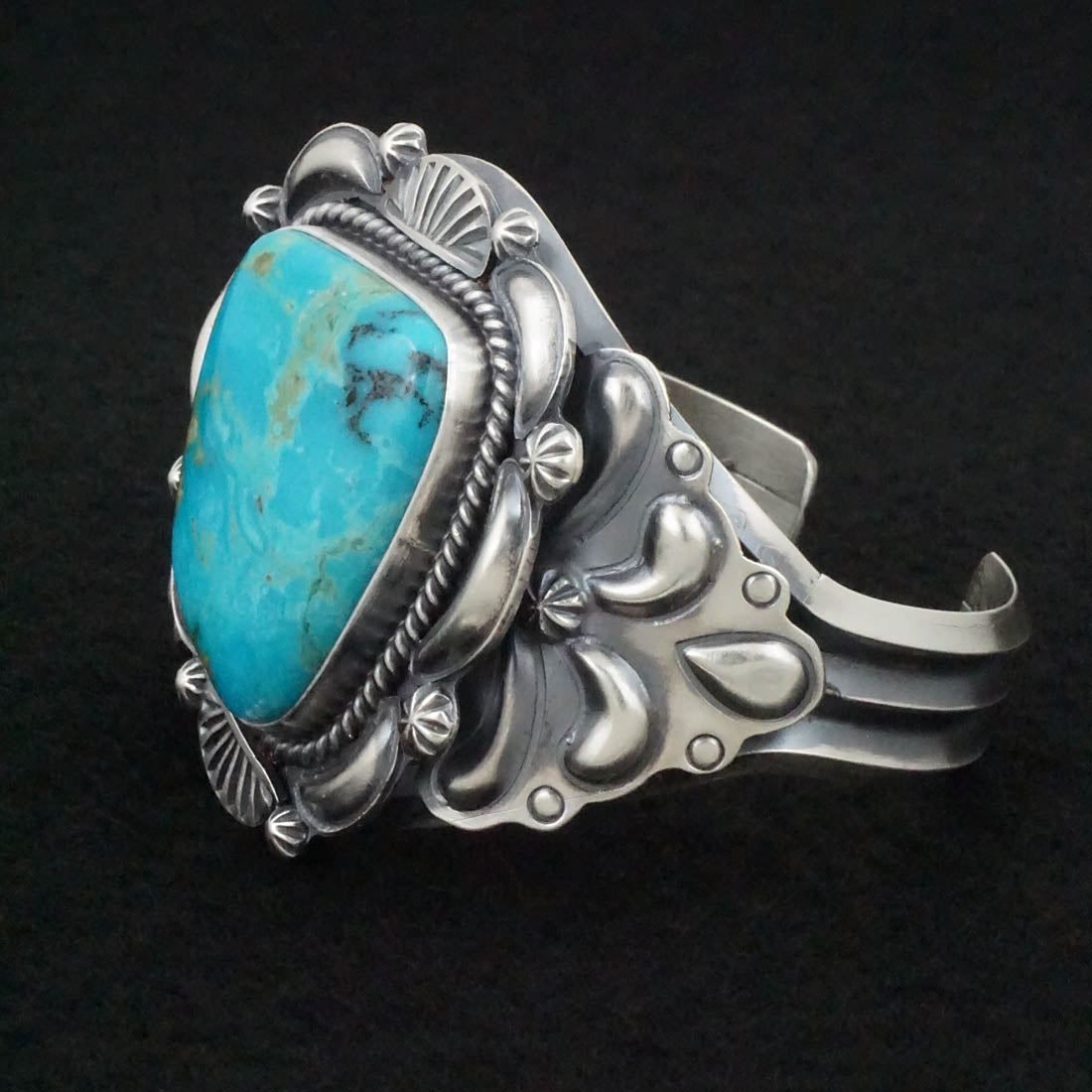 Raymond Delgarito Turquoise & Sterling Silver Bracelet