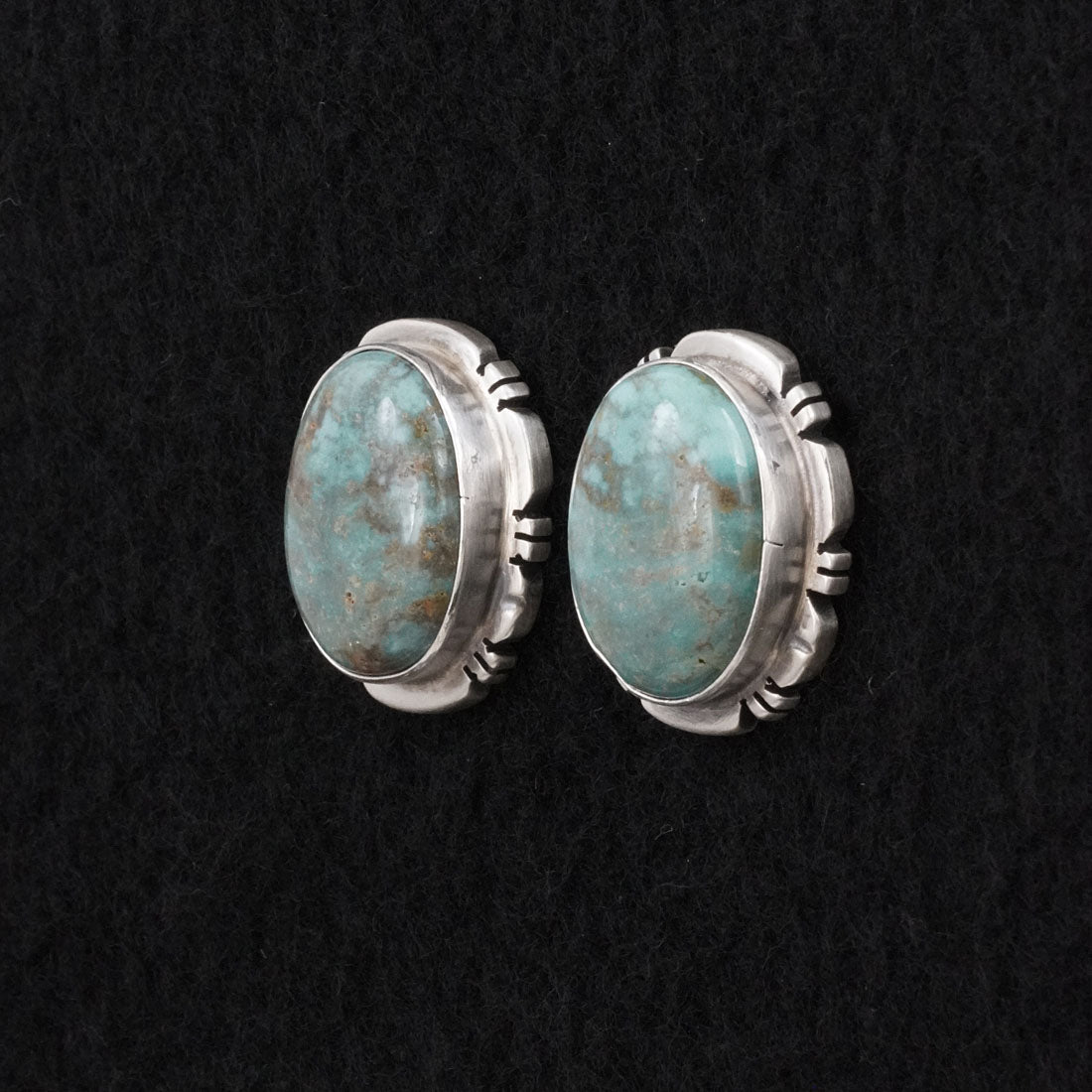 Thomas Francisco Turquoise & Sterling Silver Earrings