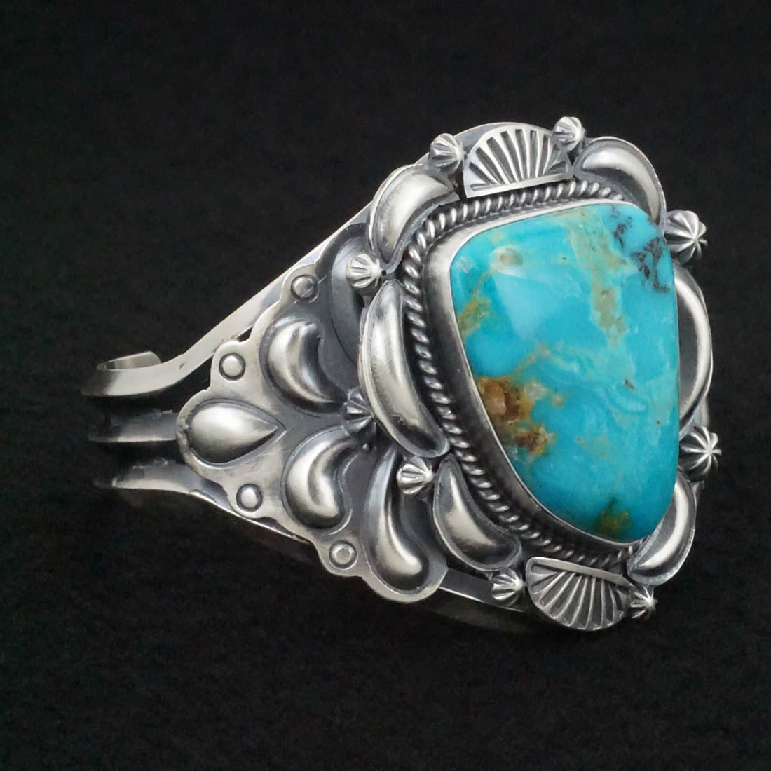 Raymond Delgarito Turquoise & Sterling Silver Bracelet