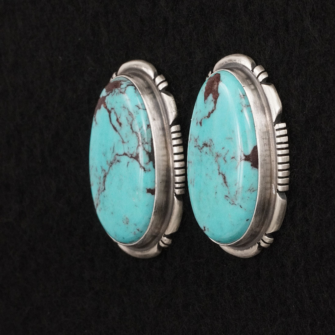 Thomas Francisco Turquoise & Sterling Silver Earrings