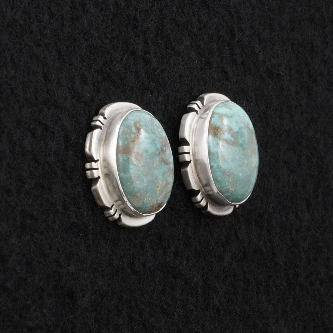 Thomas Francisco Turquoise & Sterling Silver Earrings