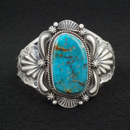Raymond Delgarito Turquoise & Sterling Silver Bracelet