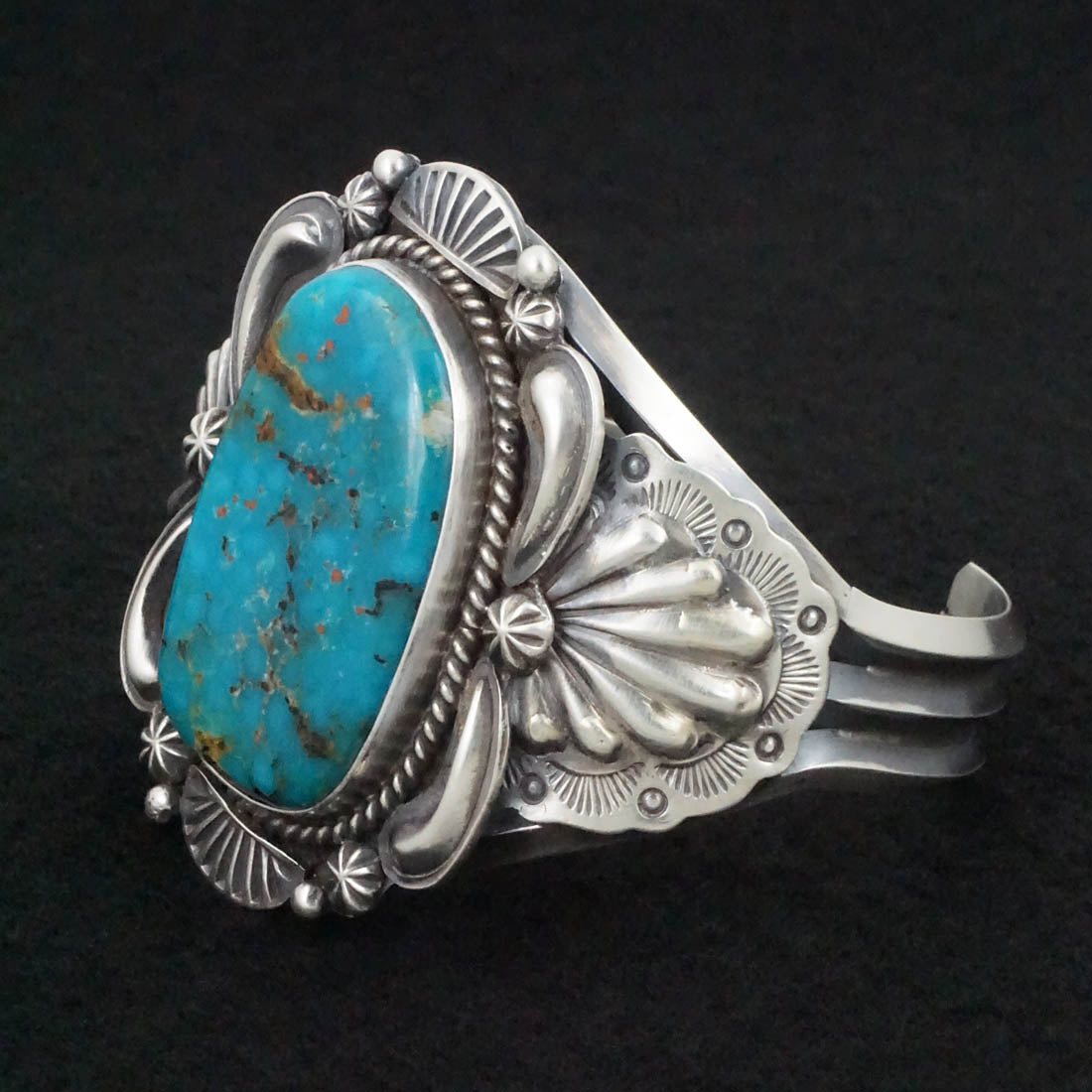 Raymond Delgarito Turquoise & Sterling Silver Bracelet