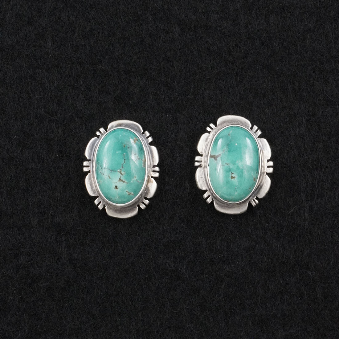 Thomas Francisco Turquoise & Sterling Silver Earrings