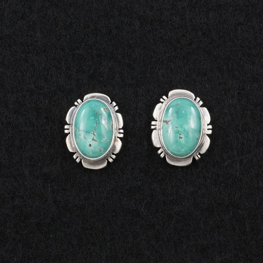 Thomas Francisco Turquoise & Sterling Silver Earrings