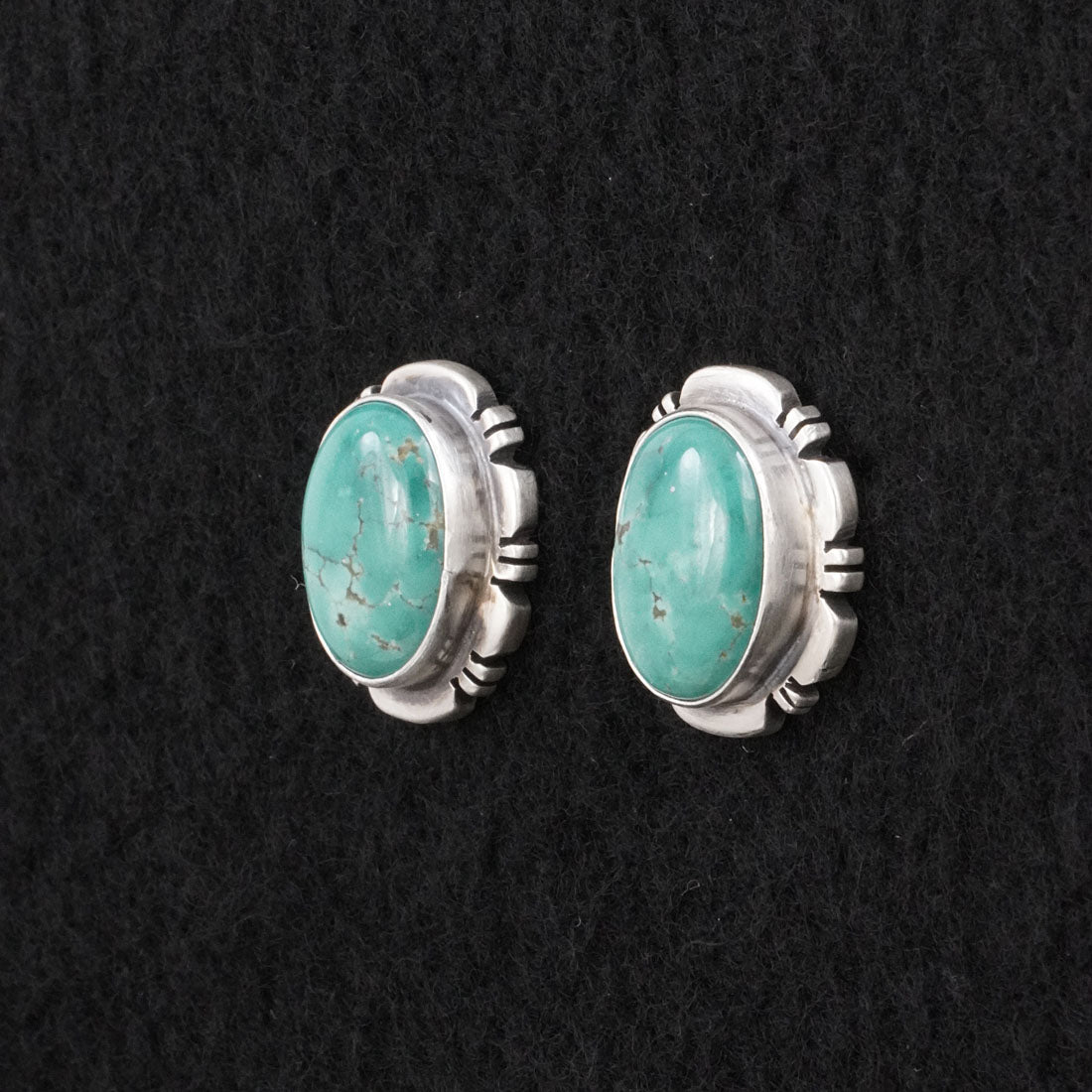 Thomas Francisco Turquoise & Sterling Silver Earrings