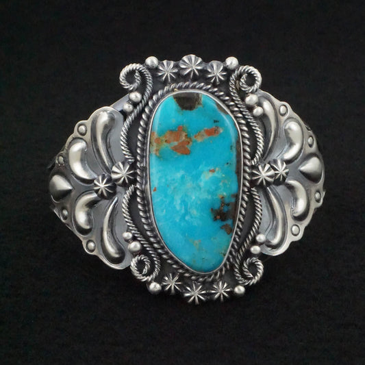 Raymond Delgarito Turquoise & Sterling Silver Bracelet